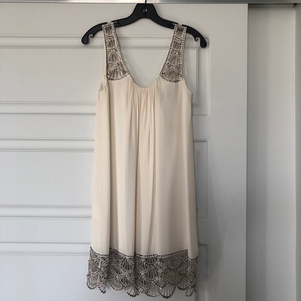 White BCBG MaxAzria formal dress